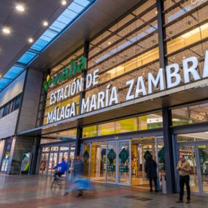 Estación de Trenes Málaga María Zambrano Frente